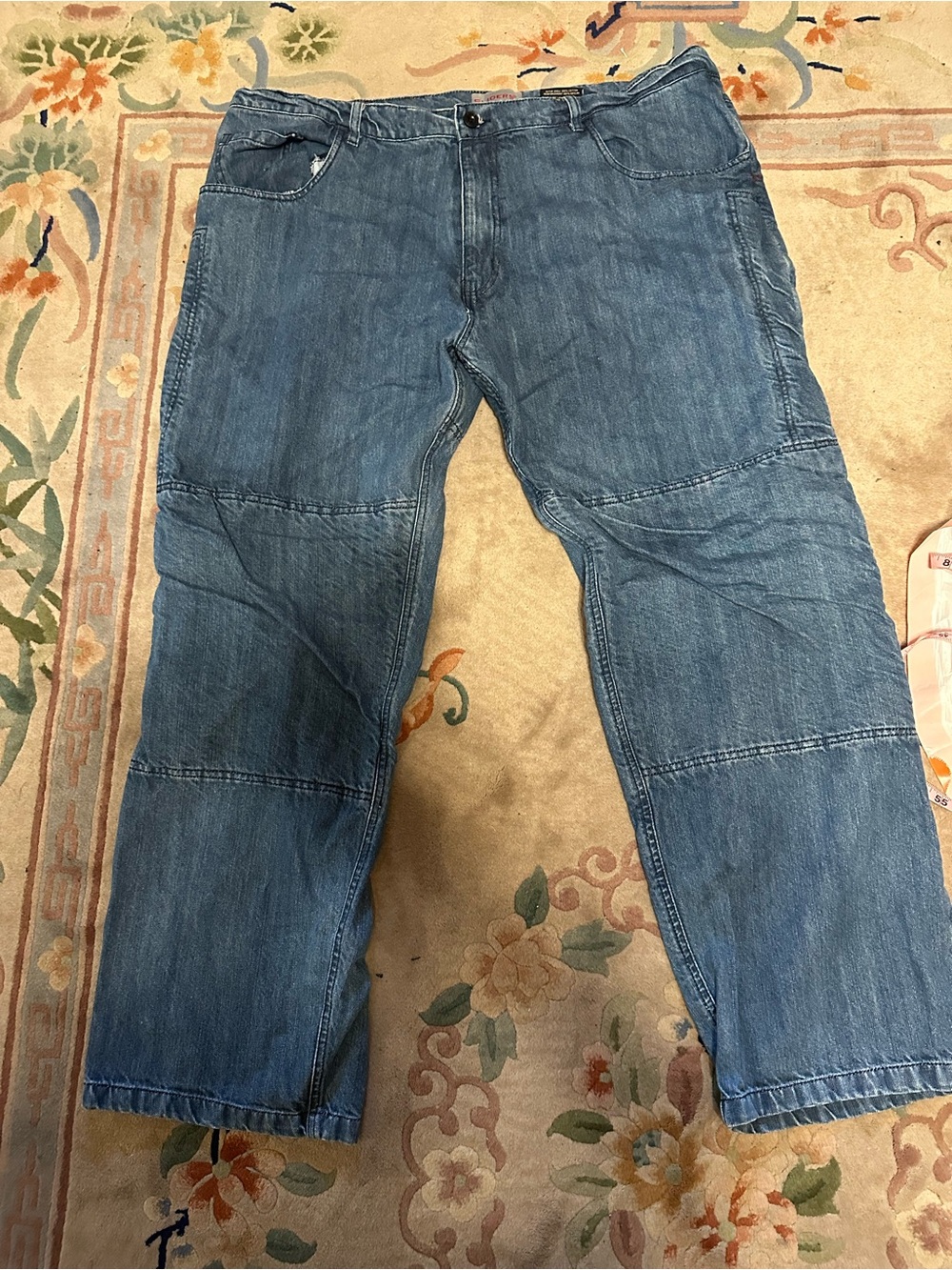 Men's Sliders Kevlar reinforced Blue Jeans Sz. 44 for bikers